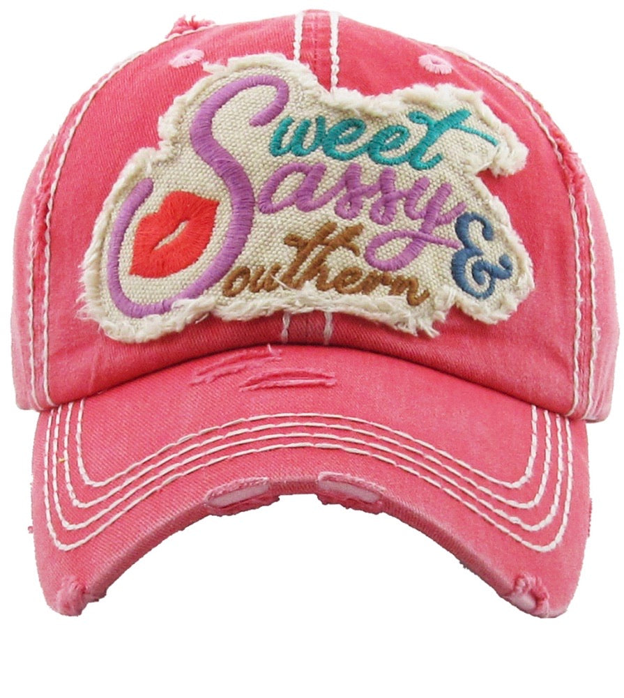 Sweet Sassy and Southern Baseball Cap